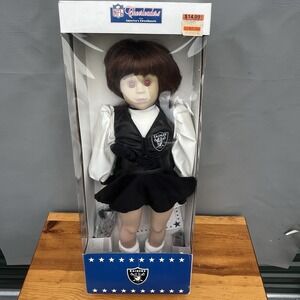 NFL Cheerleader Americas Sweethearts 18in Doll Oakland Raiders Vintage 90s